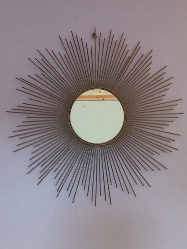Ancien miroir soleil vintage
