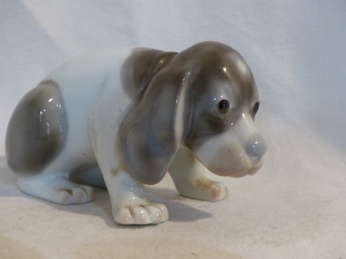 Chien porcelaine lladro - chien, beagle