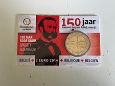 2 EURO BELGIQUE 2014 CROIX ROUGE VERSION FLAMANDE COMMEMORATIVE NEUVE