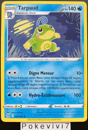 Carte pokemon tarpaud - tarpaud, 032/196