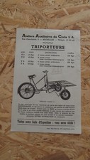 CATALOGUE/BROCHURE TRIPORTEURS