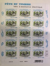 Timbre Vélo à assistance électrique en feuillet de France N°F90 neuf**.