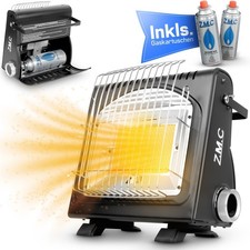 ZMC 2in1 Camping Gaz 1,7kW Cuisinière à Gaz Portable au Choix 227g Cartouches