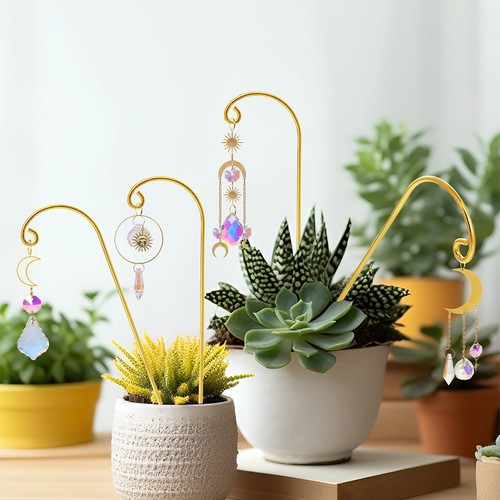 Ornements pot fleurs fer - de,
