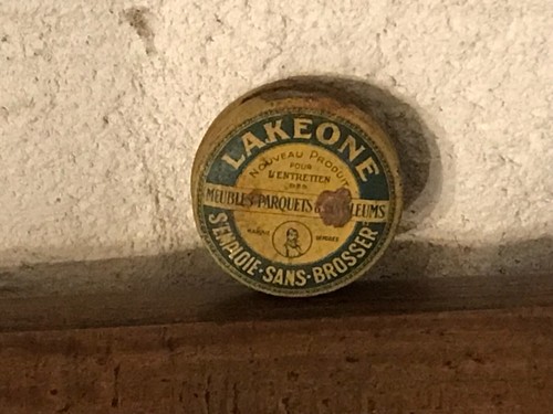 Ancienne boîte échantillon