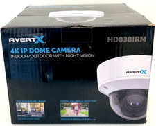 Avertx HD838 4K IR Autofocus Zoom Indoor/Outdoor IP Dome Camera Smart Analytics