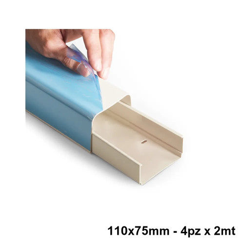 Goulotte complète 110x75mm