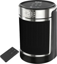 YASHE Chauffage d'appoint électrique, Céramique PTC 1500W Radiateur Soufflant
