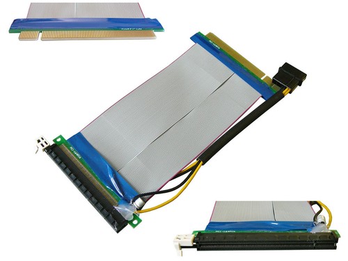 Riser pci express 16x souple - 16x,