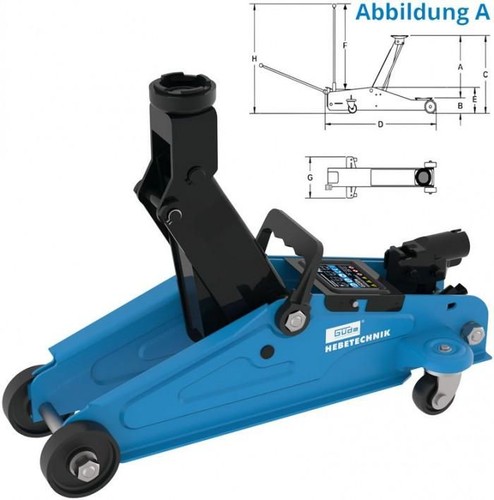 Cric rouleur tonnes - cric, grh