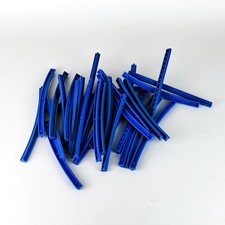 Lot LEGO - 31 Rails bleus –