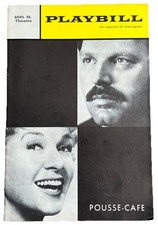Theodore Bikel "POUSSE-CAFE" Duke Ellington 1966 FLOP Opening Night Playbill