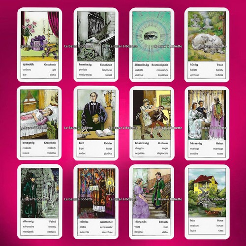 Jeu cartes divinatoires - jeu,