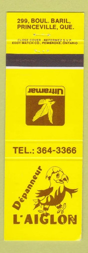 Matchbook cover depanneur l - -, l'