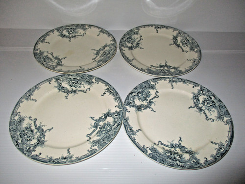 Assiettes plates terre de - plates,