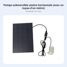 Pompe solaire immergée bassin