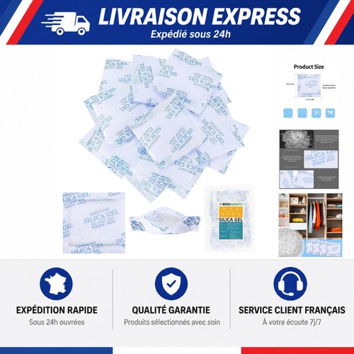 Pcs sachets déshydratants - 35,