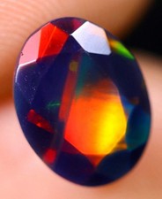 Opale Noire Taillée 10x8mm