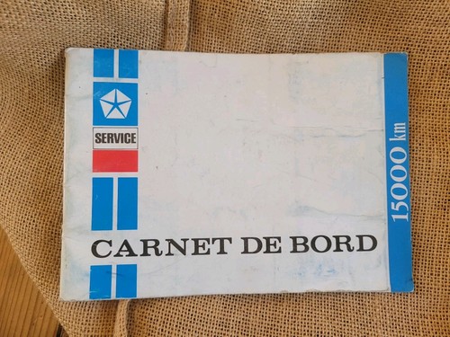 Carnet bord automobile - de,