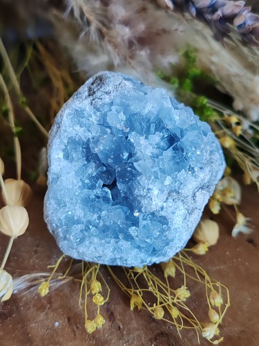 Druse célestine bleue - célestine, –