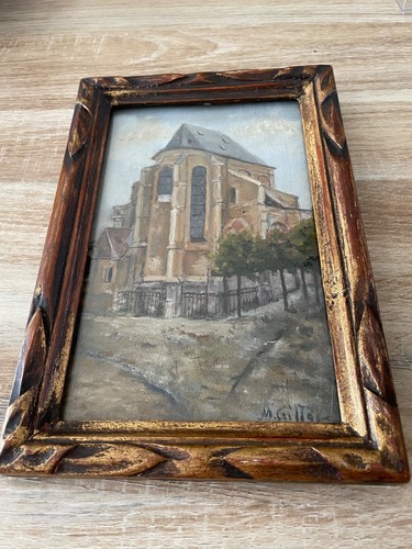 Tableau ancien huile - tableau, sur