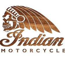 STICKER INDIAN MOTO , taille H