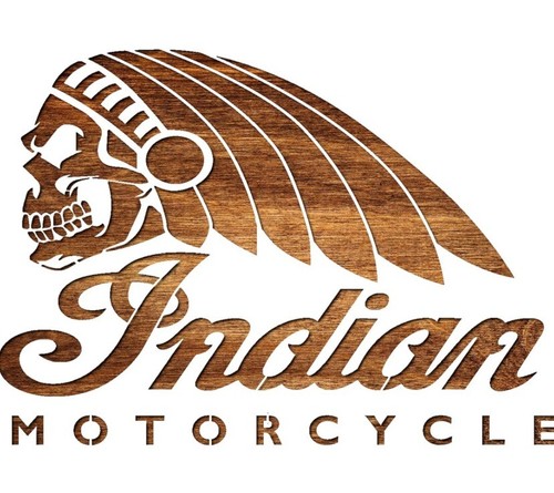 Sticker indian moto - taille, h