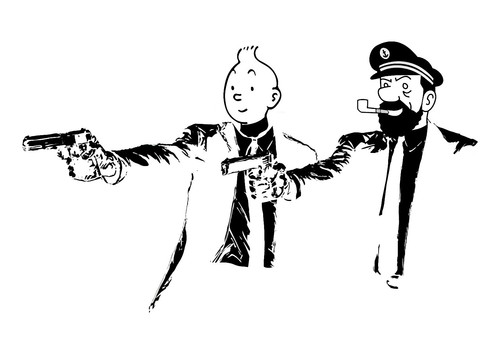 Tintin capitaine haddock - capitaine,