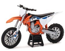 NEWRAY - Moto cross de 2022 couleur orange et blanche – KTM 450 SX-F - 1/12 -...