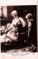 CPA Paris Salon 6243 R. CHRISTIAN - LA PLUMEUSE (215775)