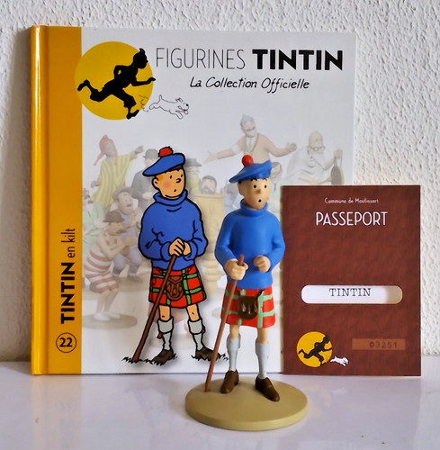 Figurine tintin la - figurine,