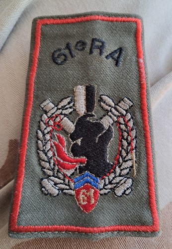 écusson militaire tissu