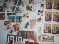 Christmas Stamps Lot