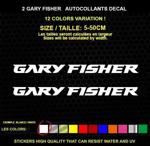 Gary fisher autocollant - gary,