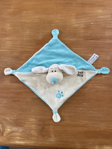 Doudou plat chien bleu - plat,