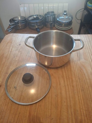 Faitout inox couvercle - faitout, couvercle-