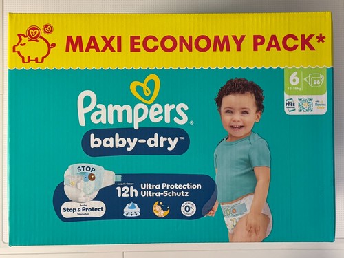 Couches pampers baby - pampers, baby-dry