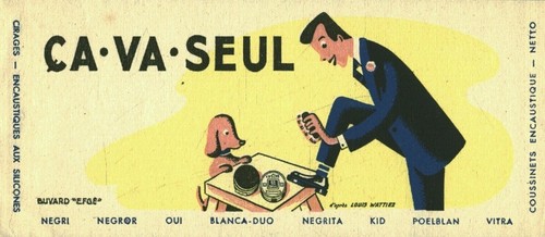 Buvard vintage cirages