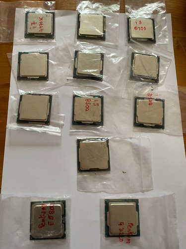 Lot processeurs intel - lot,