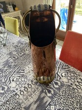 Ancien Seau à Charbon en cuivre et laiton ou Porte Parapluie Made in Holland