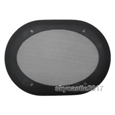 2pcs 5"x7" 5x7 inch Speaker Cover Decorative Circle Metal Mesh Grille Protection