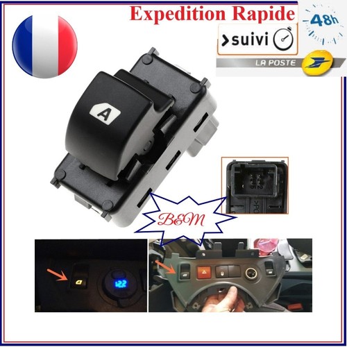 Bouton leve vitre - de, avant