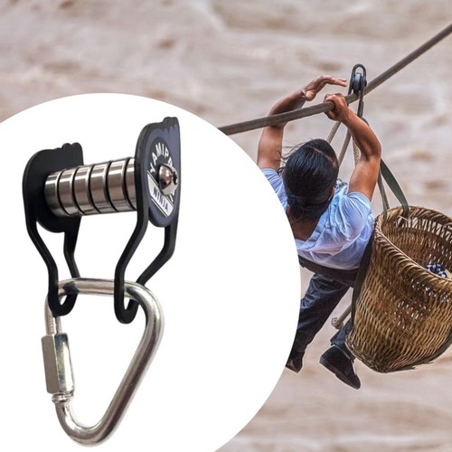 Poulie slackline acier - de, en