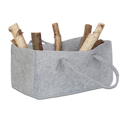 Panier feutre pour bûches - pour,