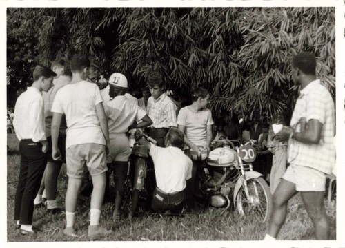 Ancienne photographie rallye - ancienne,