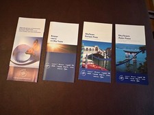 SkyTeam brochures: New airlines, Russian (Aeroflot), Europe Pass, Asia Pass