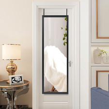 Miroir Mural Suspendu Miroir De Porte 120 X 37 CM Avec Crochets De Suspension Po