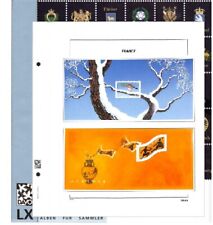 Davo 3 Feuilles Luxe Blocs Souvenirs France