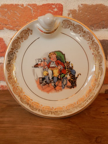 Assiette bouillie chat - assiette, le