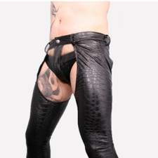 Hommes Gay Faux Latex Cuir